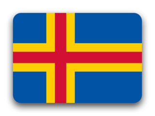 Aland Islands flag